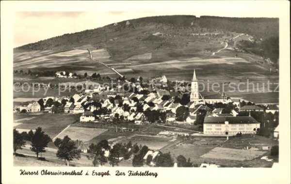 Oberwiesenthal Erzgebirge mit Fichtelberg