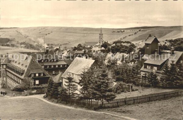 Oberwiesenthal Erzgebirge mit Kirche