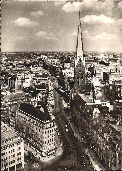 Hamburg Blick vom Rathausturm