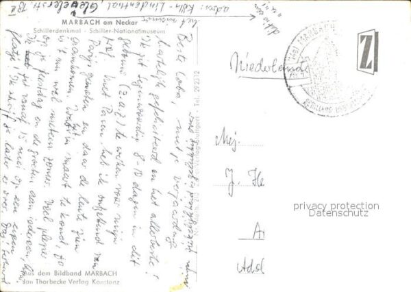 Marbach Neckar Schillerdenkmal und Schiller-Nationalmu – Bild 2