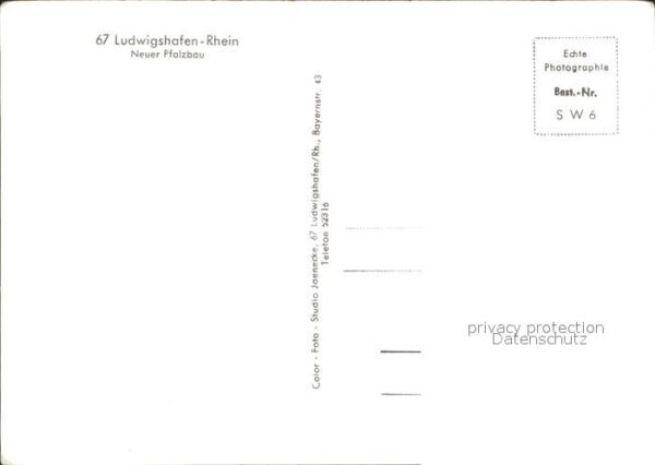 Ludwigshafen Rhein Neuer Pfalzbau – Bild 2
