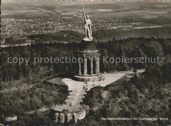 Hermannsdenkmal Fliegeraufnahme