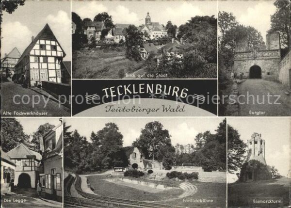 Tecklenburg Burgtor Bismarckturm Freilichtbühne Leg