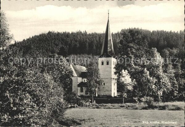 Bergneustadt Hans Blumber Buchhandlung Kirchenpartie