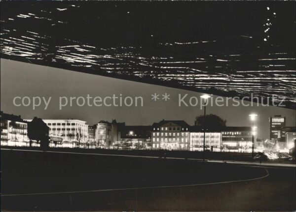 Kassel Friedrichsplatz bei Nacht