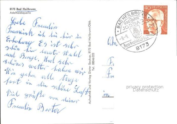 Bad Heilbrunn Adelheidsquelle – Bild 2