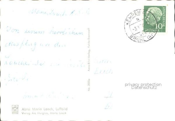Maria Laach Glees Fliegeraufnahme Abtei – Bild 2