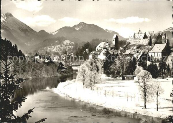 Fuessen Allgaeu Partie am Fluss