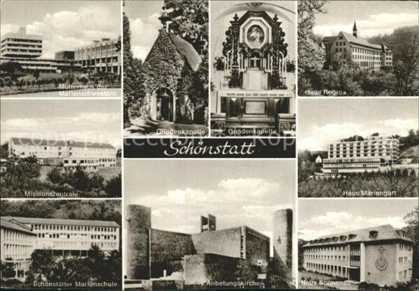 Schoenstatt Vallendar Gnadenkapelle Hauser Regina Mariengart