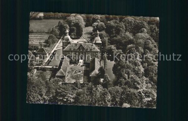 Kettwig Schloß-hotel Hugenpoet Fliegeraufnahme