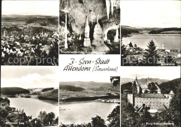 Attendorn 3-Seenstadt Listersee Ahauser-See Burg-