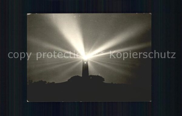Insel Hiddensee Kloster Jeuchtturm bei Nacht