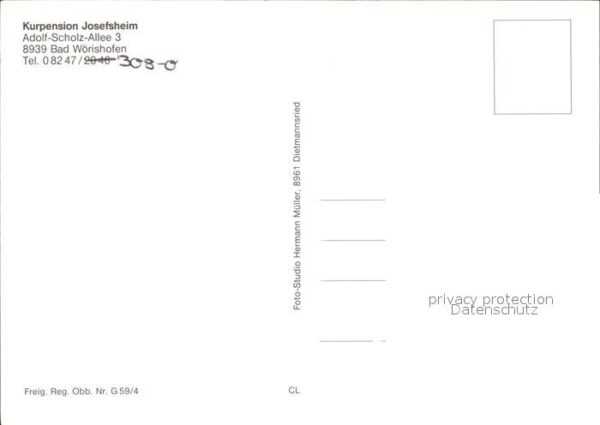 Bad Woerishofen Fliegeraufnahme Kurpension – Bild 2