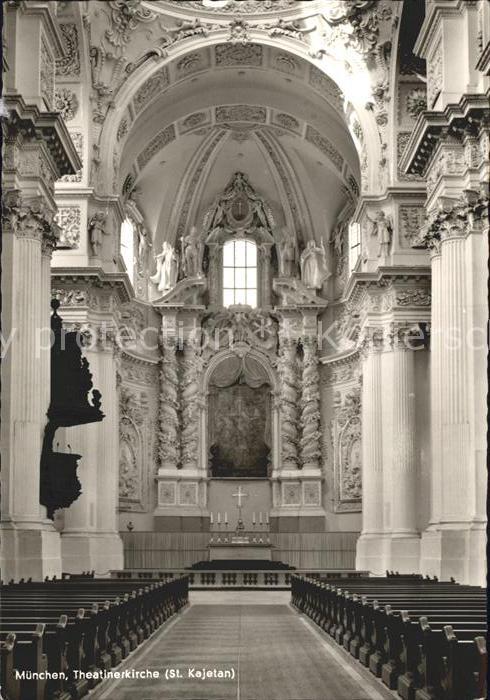 Muenchen Theatinerkirche innen