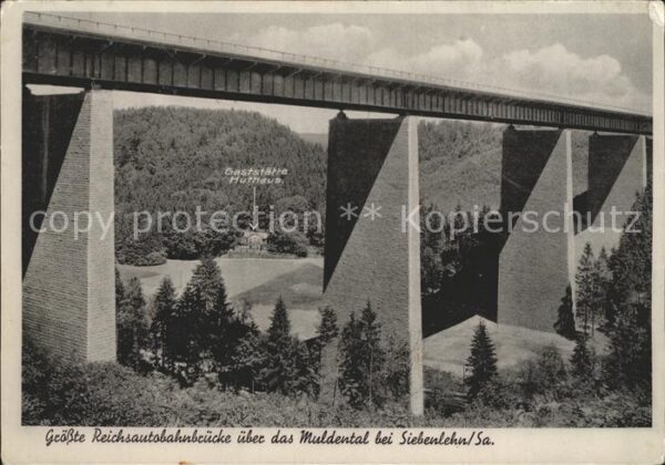 Siebenlehn Reichsautobahnbrücke über Muldental