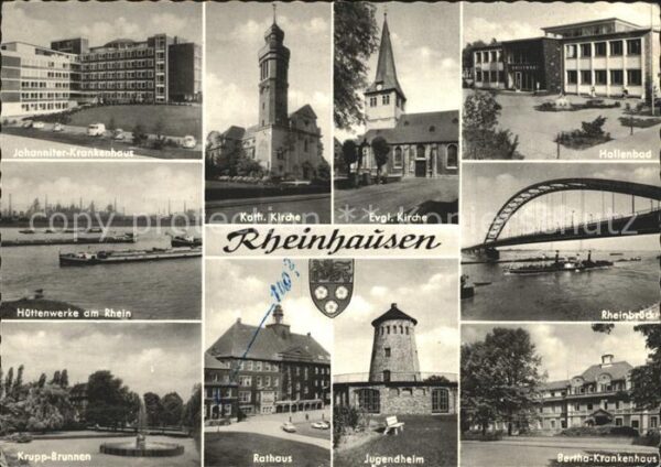 Rheinhausen Duisburg Kirchen Jugendheim Bertha-Krankenhaus H