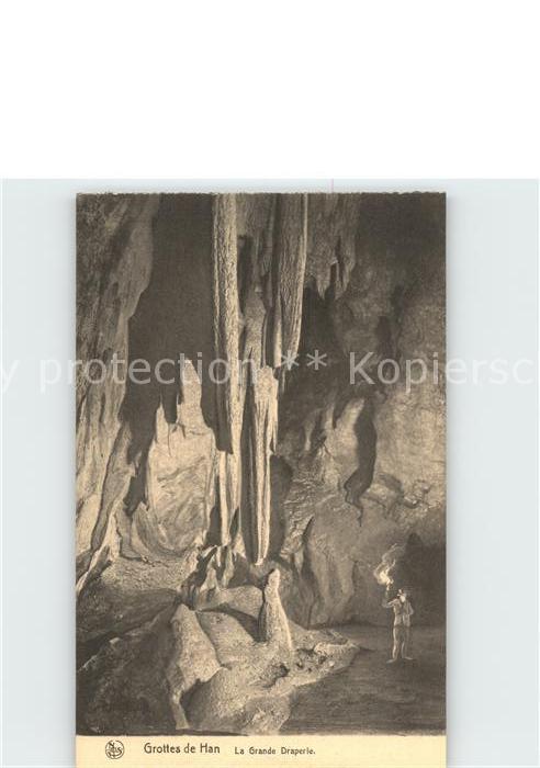 Hoehlen Caves Grottes Han-sur-Lesse Grande Draperle