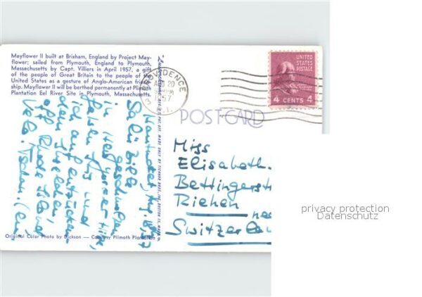 Segelschiffe Mayflower II Plymouth – Bild 2