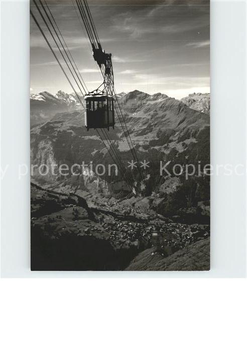 Seilbahn Männlichen Lauterbrunnental Wengen
