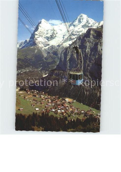 Seilbahn Schilthorn Mürren Eiger Mönch