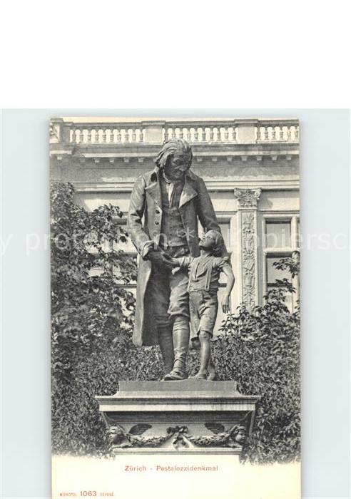 Pestalozzi Heinrich Denkmal Zürich
