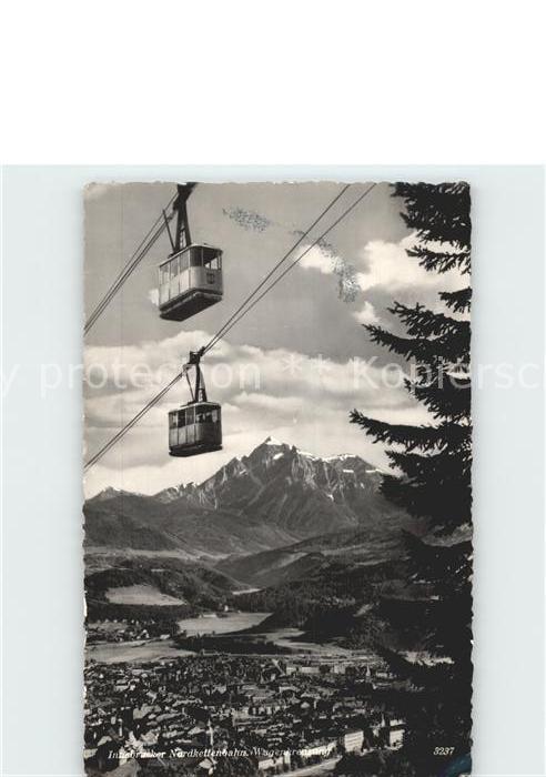 Seilbahn Innsbrucker Nordkettenbahn Wagenkreuzun