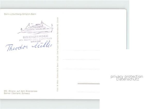 Motorschiffe MS Brienz Brienzersee – Bild 2