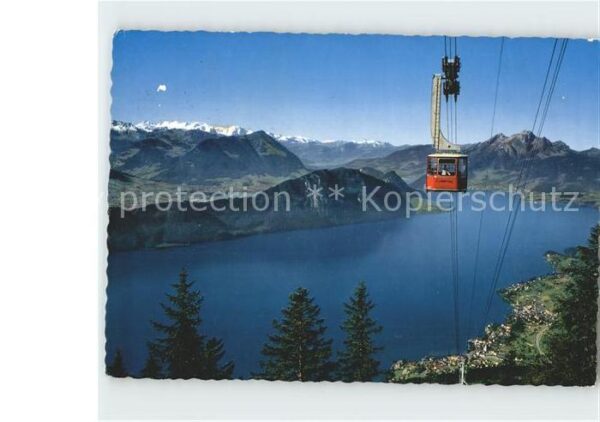 Seilbahn Weggis-Rigi Kaltbad Vierwaldstättersee