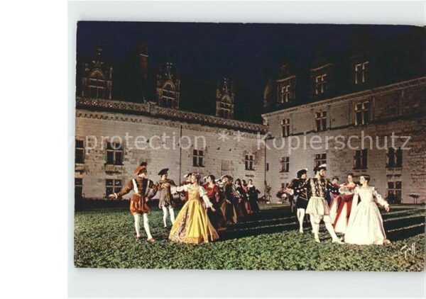 Tanz Taenzer Fete Renaissance d_Amboise Cour du Roy