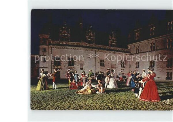 Tanz Taenzer Fete Renaissance d_Amboise Cour du Roy