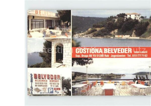 Rab Kroatien Hotel-Restaurant Gostiona Belveder