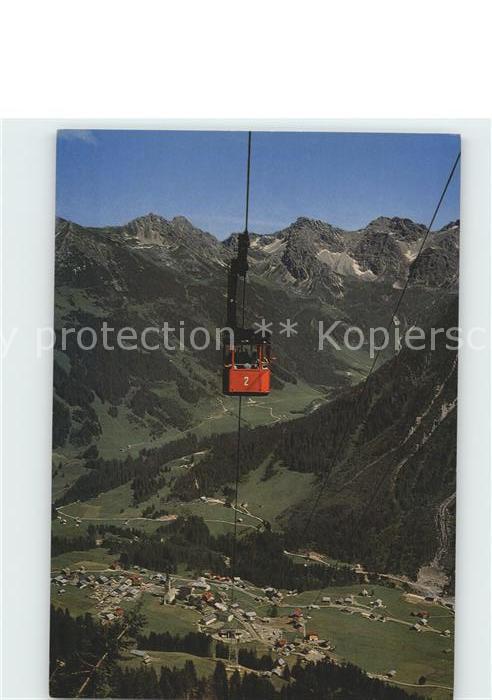 Seilbahn Walmendingerhorn Kleinwalsertal Mittelb