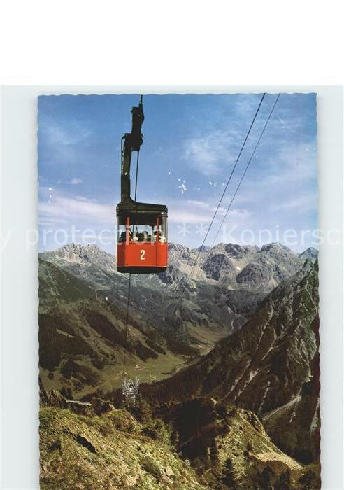 Seilbahn Walmendingerhorn Mittelberg Kleines Wal