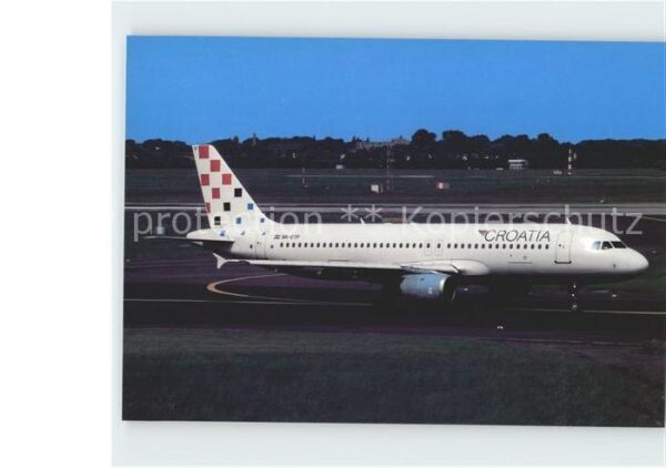 Flugzeuge Zivil Croatia Airlines A320-211 9A-CTF c/n 25