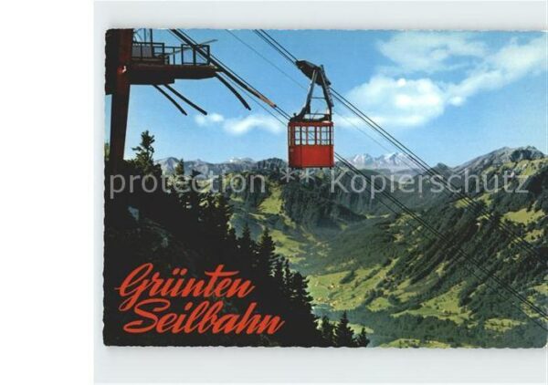 Seilbahn Grünten Hörnergruppe Altmann Säntis Stu