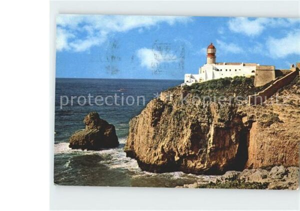 Leuchtturm Lighthouse Farol do Cabo de S. Vicente Sagres Alga