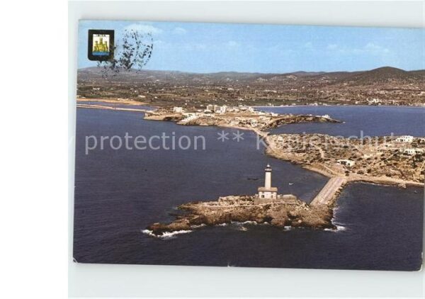Leuchtturm Lighthouse Ibiza Isla Blanca Illa Plana y Valersin