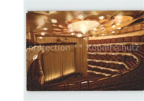 Opergebaeude Auditorium Metropolitan Opera House Lin