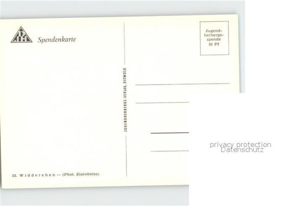 Schmetterlinge Widderchen DJH-Spendenkarte – Bild 2