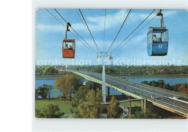 Seilbahn Köln am Rhein Zoobrücke