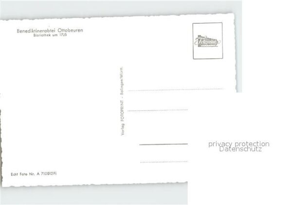 Bibliothek Library Benediktinerabtei Ottobeuren – Bild 2