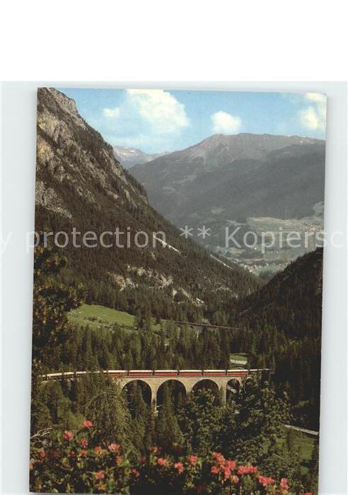 Eisenbahn Bernina-Express Viadukt