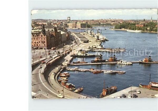 Hafenanlagen Stockholm Utsikt över Skeppsbron