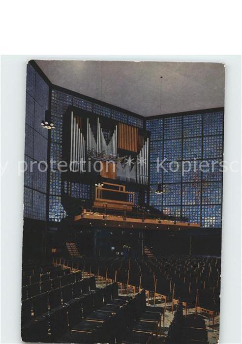 Kirchenorgel Kaiser-Wilhelm-Gedächtniskirche Berlin