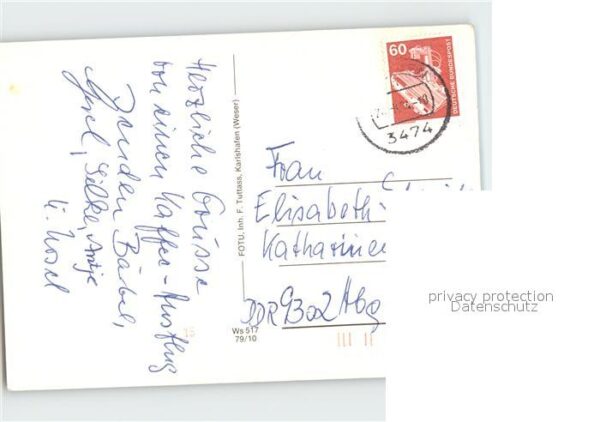 Liederkarte Weserlied Motorschiff – Bild 2