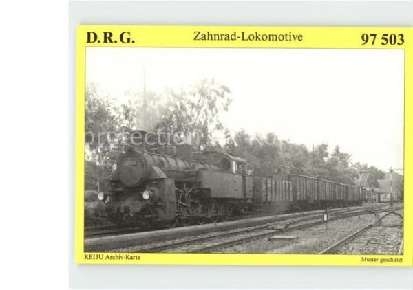 Lokomotive Zahnrad-Tenderlokomotive 97 503
