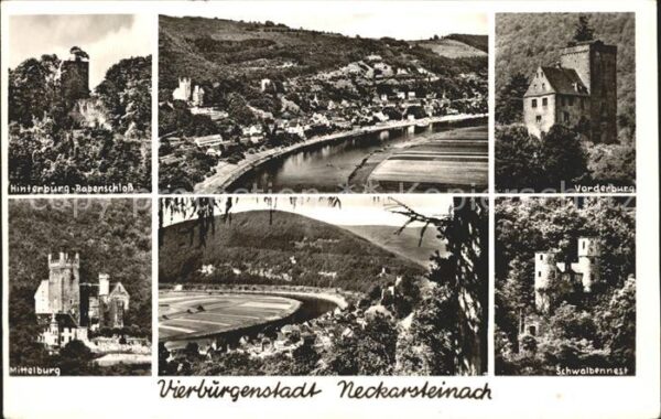 Neckarsteinach Vorderburg Schwalbennest Mittelburg Rob