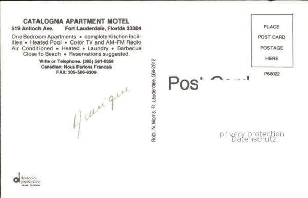 Fort Lauderdale Catalogna Apartment Motel – Bild 2