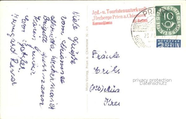Prien Chiemsee Kirche Dampfer Schloss Eisenbahn – Bild 2