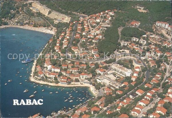 Rabac Kroatien Fliegeraufnahme